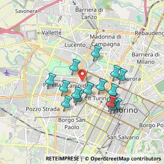 Mappa Via Musine, 10143 Torino TO, Italia (1.59)