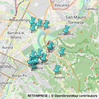 Mappa Strada Comunale Superga, 10132 Torino TO, Italia (1.75053)
