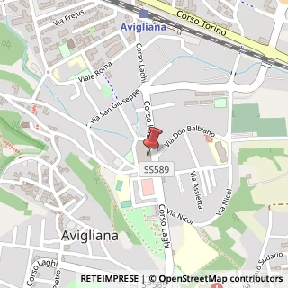 Mappa Corso Laghi, 83, 10051 Avigliana, Torino (Piemonte)