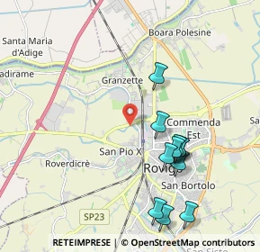 Mappa Via Lina Merlin, 45100 Rovigo RO, Italia (2.06455)
