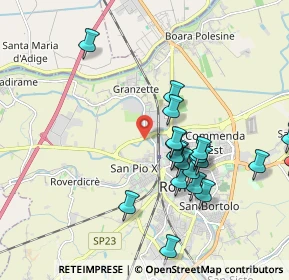 Mappa Via Lina Merlin, 45100 Rovigo RO, Italia (1.9685)