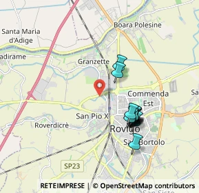 Mappa Via Lina Merlin, 45100 Rovigo RO, Italia (1.64538)