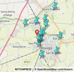 Mappa Via Lina Merlin, 45100 Rovigo RO, Italia (1.45643)