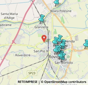 Mappa Via Lina Merlin, 45100 Rovigo RO, Italia (1.95818)