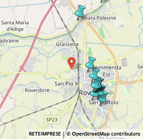 Mappa Via Lina Merlin, 45100 Rovigo RO, Italia (2.07636)