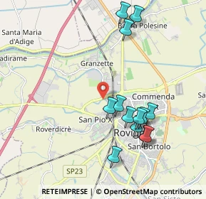 Mappa Via Lina Merlin, 45100 Rovigo RO, Italia (1.98692)