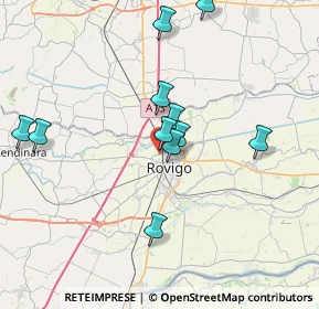 Mappa Via Lina Merlin, 45100 Rovigo RO, Italia (7.05)