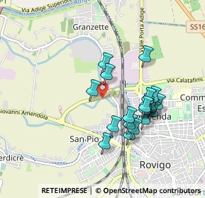 Mappa Via Lina Merlin, 45100 Rovigo RO, Italia (0.818)