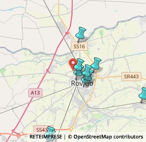 Mappa Via Lina Merlin, 45100 Rovigo RO, Italia (4.23455)