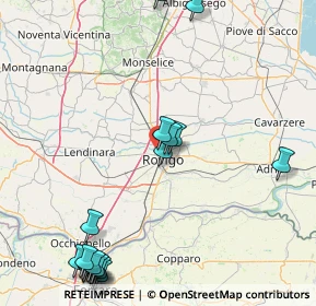 Mappa Via Lina Merlin, 45100 Rovigo RO, Italia (23.229)