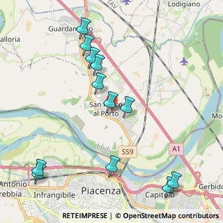 Mappa Via Don Minzoni, 26865 San Rocco al Porto LO, Italia (2.41667)