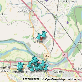 Mappa Via Don Minzoni, 26865 San Rocco al Porto LO, Italia (2.85895)