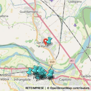Mappa Via Don Minzoni, 26865 San Rocco al Porto LO, Italia (3.0505)