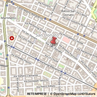 Mappa Via San Donato,  51, 10144 Torino, Torino (Piemonte)