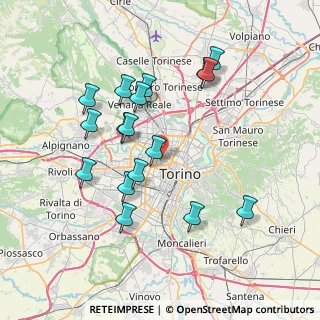 Mappa Via Netro, 10143 Torino TO, Italia (7.29235)