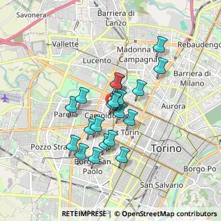 Mappa Via Netro, 10143 Torino TO, Italia (1.3965)