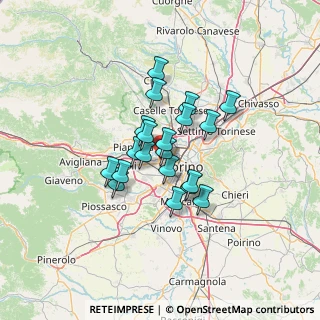 Mappa Via Giuseppe Berruti, 10146 Torino TO, Italia (9.2315)