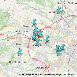 Mappa Via XXVII Marzo, 10093 Collegno TO, Italia (3.3875)