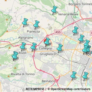 Mappa Via XXVII Marzo, 10093 Collegno TO, Italia (5.88588)