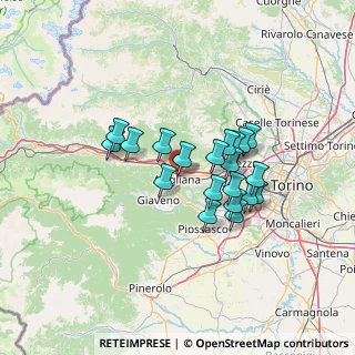 Mappa Via Alliaud, 10051 Avigliana TO, Italia (10.7095)