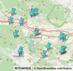 Mappa Via Alliaud, 10051 Avigliana TO, Italia (5.03824)