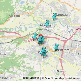 Mappa Via Fabio Filzi, 10098 Rivoli TO, Italia (1.23545)