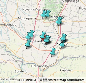 Mappa Via Barbarani, 45026 Lendinara RO, Italia (10.472)