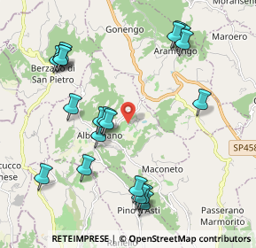 Mappa Località Sant Emiliano, 14022 Albugnano AT, Italia (2.2745)