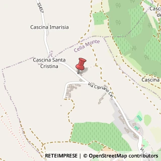 Mappa Via Cipriano Cei, 18, 15034 Cella Monte, Alessandria (Piemonte)
