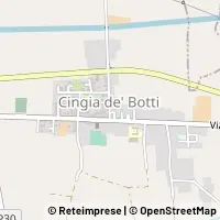 Mapa Cingia de' Botti
