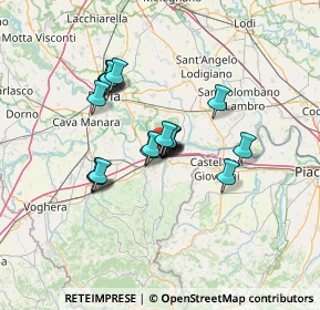 Mappa Via Ticino, 27049 Stradella PV, Italia (9.652)