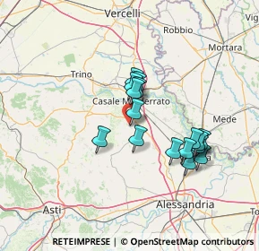 Mappa Via San Martino, 15030 Terruggia AL, Italia (11.45375)