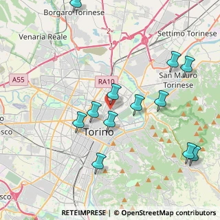 Mappa Via Bergamo, 10152 Torino TO, Italia (4.425)