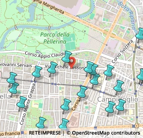 Mappa Via Michele Lessona, 10145 Torino TO, Italia (0.67)