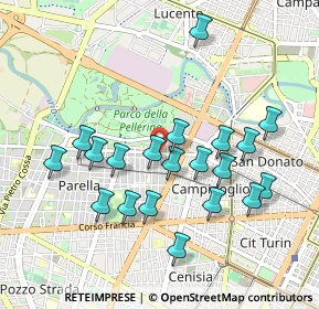 Mappa Via Michele Lessona, 10145 Torino TO, Italia (0.925)