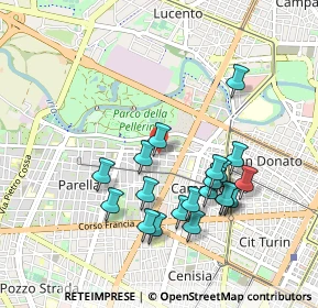 Mappa Via Michele Lessona, 10145 Torino TO, Italia (0.9055)