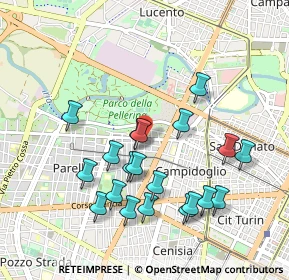 Mappa Via Michele Lessona, 10145 Torino TO, Italia (0.9495)