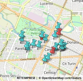 Mappa Via Michele Lessona, 10145 Torino TO, Italia (0.7995)