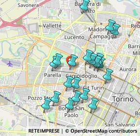 Mappa Via Michele Lessona, 10145 Torino TO, Italia (1.8305)