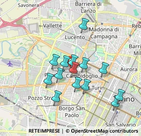 Mappa Via Michele Lessona, 10145 Torino TO, Italia (1.53286)