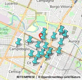 Mappa Via San Giovanni Bosco, 10144 Torino TO, Italia (0.8265)