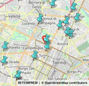 Mappa Via San Giovanni Bosco, 10144 Torino TO, Italia (2.67938)