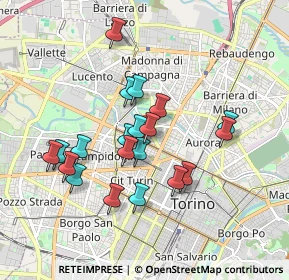 Mappa Via San Giovanni Bosco, 10144 Torino TO, Italia (1.611)