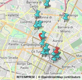 Mappa Via San Giovanni Bosco, 10144 Torino TO, Italia (1.808)