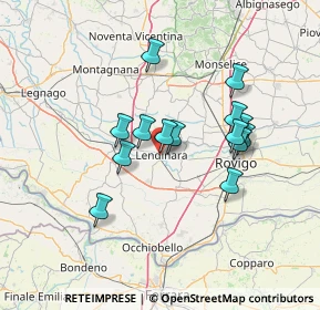 Mappa Via G. B. Conti, 45026 Lendinara RO, Italia (11.74929)
