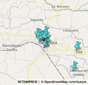 Mappa Via G. B. Conti, 45026 Lendinara RO, Italia (0.91083)