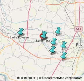 Mappa Via Cesare Battisti, 45026 Lendinara RO, Italia (5.43818)