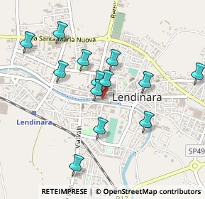 Mappa Via G. B. Conti, 45026 Lendinara RO, Italia (0.44615)