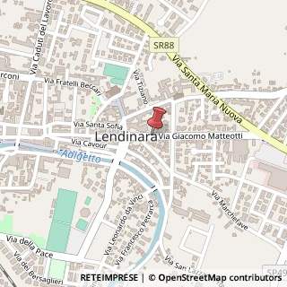 Mappa Via Marco Giagi, 9, 45026 Lendinara, Rovigo (Veneto)