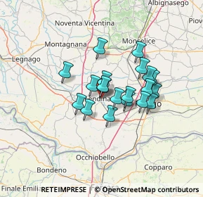 Mappa Via Giacomo Matteotti, 45026 Lendinara RO, Italia (9.546)